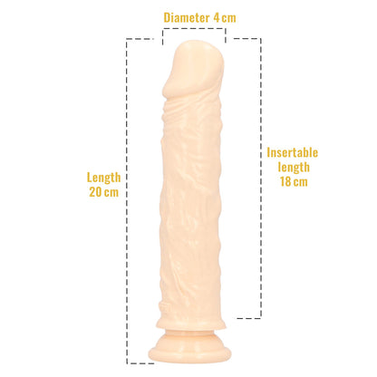Dildo Profumato Jim Vanilla 20 cm