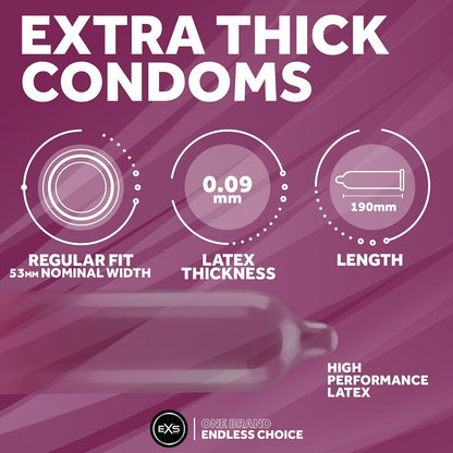 Preservativi Resistenti EXS Extra Thick